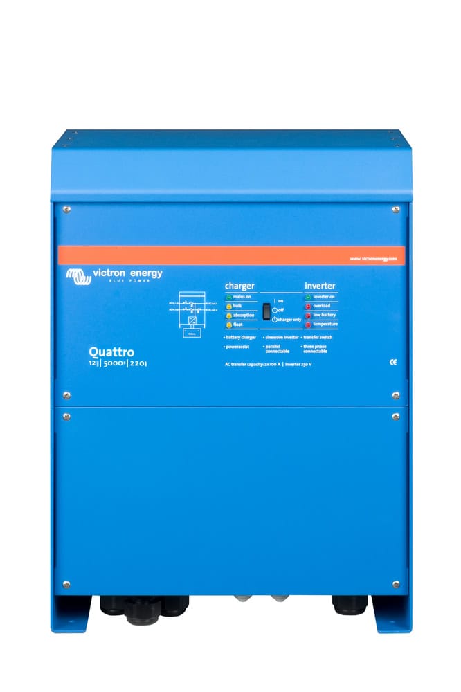 Victron Energy Quattro 12/5000/220-100/100 – invertterilaturi