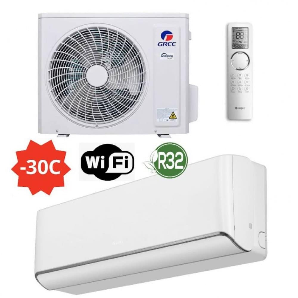 Gree Airy Ultra Fast 12 WiFi 3,52/3,81 kW -30°C !!!TARJOUS VOIMASSA 14.5.2026 ASTI!!!