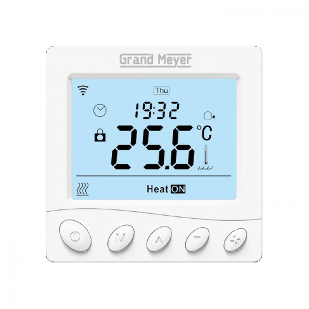 Grand Meyer Wifi-ohjattava termostaatti W350, 16A